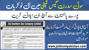 Sui Southern Gas Company Limited SSGCL Jobs 2024