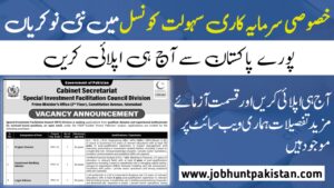 Cabinet Secretariat Pakistan SIFC Jobs 2025